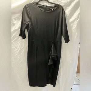 Oxiuly fashion women’s size extra large black 3/4 length sleeve round neckline